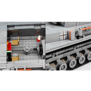 Tanque De Guerra De Montar F2 1193 Peças Compatível com Lego - Imagem 3