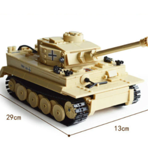 Tanque De Guerra De Montar Tiger 995 Peças + 2 Soldados Compatível com Lego - Imagem 6