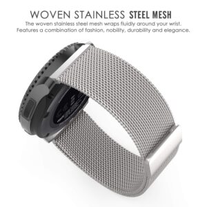 Pulseira De Metal Milanese Magnética 20mm, Preto ou Prata - Imagem 17