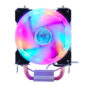 Cpu Cooler 2 Heatpipes 2 Fans Anel Com Led 4 Pin Intel E Amd - imagem 2