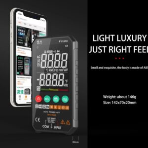 Multímetro Digital Testador Fy107 com Ponta De Prova - Imagem 8