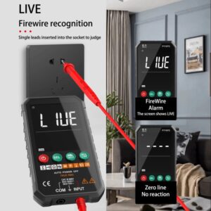 Multímetro Digital Testador Fy107 com Ponta De Prova - Imagem 7