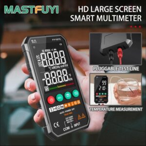 Multímetro Digital Testador Fy107 com Ponta De Prova - Imagem 3