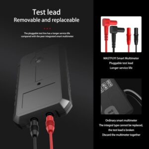 Multímetro Digital Testador Fy107 com Ponta De Prova - Imagem 6