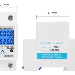 Medidor Consumo De Energia Digital Multifuncional 80a 110v ou 220v - Imagem 6