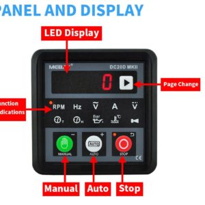 Controlador Usca Módulo Partida Automática Gerador Dc20d Nf - Imagem 10