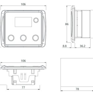 Modulo Controlador Usca Dc30d Partida Automática Gerador Nf - Imagem 6