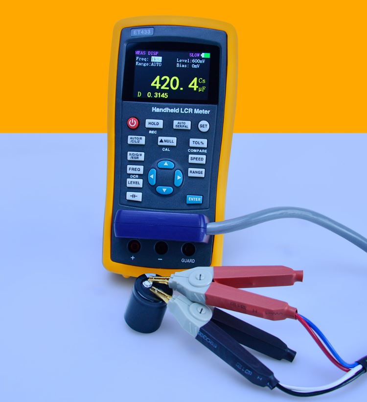 Ponte Rlc Medidor de Ponte Lcr Esr Rlc 100khz Et430 Indutância Digital Nf ...