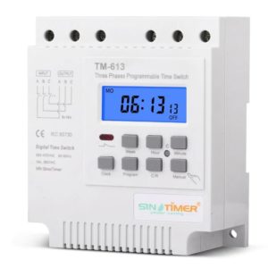 Temporizador Timer Trifásico Digital Programável 380v 16a Nf - Imagem 4