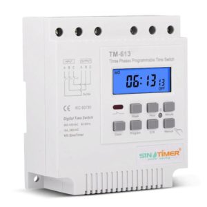 Temporizador Timer Trifásico Digital Programável 380v 16a Nf - Imagem 3