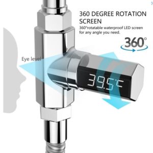 Termômetro De Água Digital Chuveiro Pia Banheira C Tela Led - Imagem 3