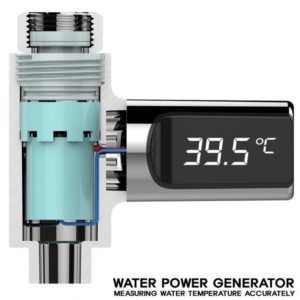 Termômetro De Água Digital Chuveiro Pia Banheira C Tela Led - Imagem 7