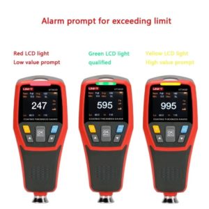 Medidor De Espessura Profissional Materiais Ferrosos Ou Não UNI-T UT343D - Imagem 10