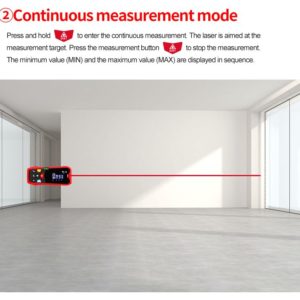 Trena A Laser 100 Metros Profissional Uni-t Lm100 Nível Área - Imagem 8