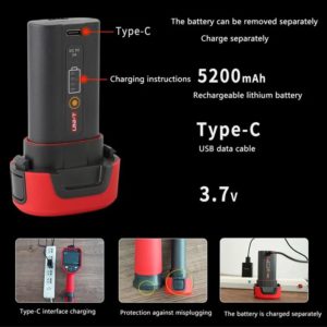 Câmera Térmica Uti320e Termovisor Infravermelho Temperatura - Imagem 15
