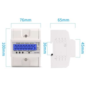 Medidor de Consumo de energia Wattímetro Trifásico 380v - Imagem 6