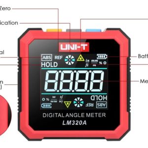 Medidor De Ângulo Digital Profissional Nível Inclinômetro - Imagem 3