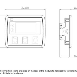 Dse 4520 Mkii Genérico Deepsea Dse4520 Usca Grupo Geradores - Imagem 9