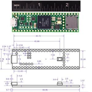 Placa Desenvolvimento Teensy 4.1 Imxrt1062 Microcontrolador - Imagem 3