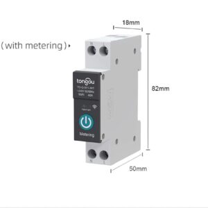 Disjuntor Com Medidor Energia Wifi Tempo Real 90/240v 25a, 40a e 63a - Imagem 4