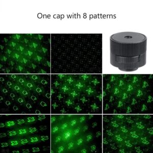 Ponteira Para Laser Usb Laser 303 Star Caps 6 E 8 Desenhos - Imagem 5