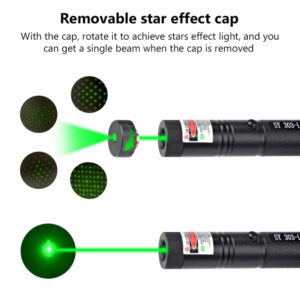 Ponteira Para Laser Usb Laser 303 Star Caps 6 E 8 Desenhos - Imagem 6