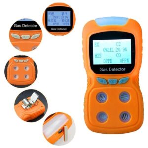 Medidor Gás Detector Monitor Industrial 4 Em 1 H2s O2 Co Lel - Imagem 7