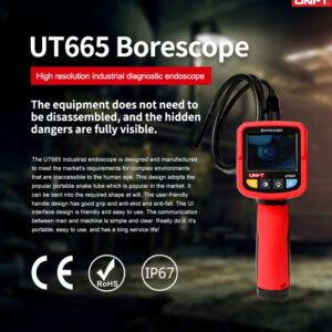 Endoscópio Boroscópio Industrial Ut665 Inspeção Prova D Agua - Imagem 6