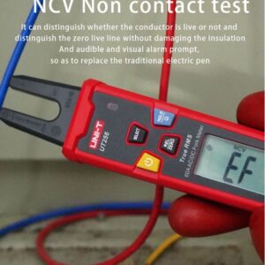 Alicate Amperímetro Corrente Contínua Dc Ac Garras Ut256 - Imagem 11