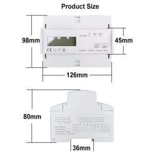 Wattímetro Trifásico Digital Wifi 2.4 110v/400v 50/60hz 80a - Imagem 6