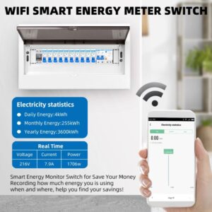 Protetor De Sobretensão Com Wattimetro Wifi Tvps1-63t 220v - Imagem 6