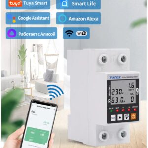 Protetor De Sobretensão Com Wattimetro Wifi Tvps1-63t 220v - Imagem 5