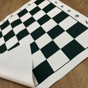 Jogo De Xadrez Tabuleiro Flexível De Lona + Peças Rei 8.6cm Nf - Imagem 11