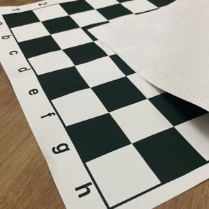 Jogo De Xadrez Tabuleiro Flexível De Lona + Peças Rei 8.6cm Nf - Imagem 12