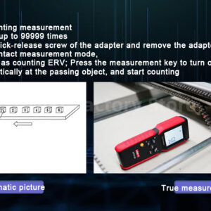 Tacômetro Digital Laser Medidor De Rpm Velocidade Bluetooth UT372D - Imagem 18