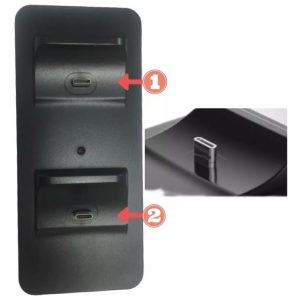 Base Charging Dock 2 Controles Ps5 Carregador Dualsense Playstation 5 - Imagem 7