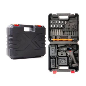 Furadeira / Parafusadeira 21v com 2 Baterias + Maleta para transporte com Conjunto de Ferramentas - Imagem 5