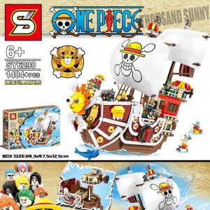 Navio Blocos De Montar Thousand Sunny One Piece 1484 Peças - Imagem 5