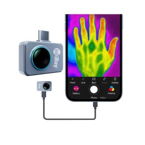 Câmera Térmica Infiray P2 Pro com Lente Macro Para ANDROID e IOS Visão Noturna Caça Pesca Termal - Imagem 8