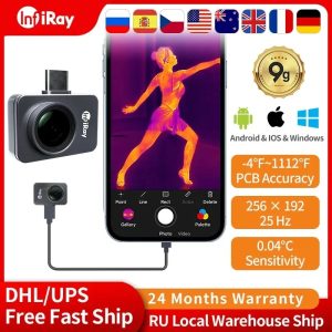 Câmera Térmica Infiray P2 Pro com Lente Macro Para ANDROID e IOS Visão Noturna Caça Pesca Termal - Imagem 25