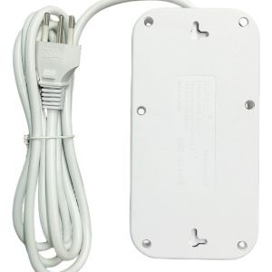 Filtro De Linha Extensão com cabo de 3 metros, 5 Tomadas, 4 USB, 1USB Tipo C, Plástico de segurança Anti-Chama, Regua Cabo - Imagem 8