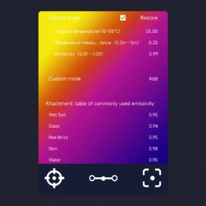 Câmera Térmica Infiray P2 Pro com Lente Macro Para ANDROID e IOS Visão Noturna Caça Pesca Termal - Imagem 5