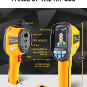 Câmera Térmica RX-300 Termográfica Termovisor Temperatura Infravermelho - Imagem 22