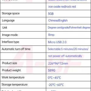 Câmera Térmica RX-300 Termográfica Termovisor Temperatura Infravermelho - Imagem 20