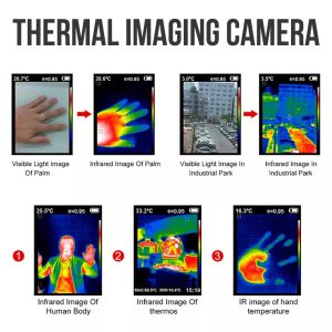 Câmera Térmica RX-300 Termográfica Termovisor Temperatura Infravermelho - Imagem 14