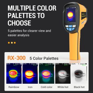 Câmera Térmica RX-300 Termográfica Termovisor Temperatura Infravermelho - Imagem 35