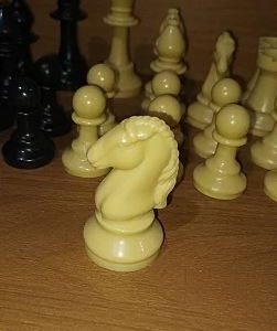 Peças Grandes Para Xadrez Bege E Preto Somente Peças Rei de 8.6cm Excelente qualidade para Campeonatos e Escolas - Imagem 5