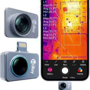 Câmera Térmica Infiray P2 Pro com Lente Macro Para ANDROID e IOS Visão Noturna Caça Pesca Termal - Imagem 3