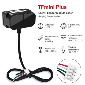 Sensor de Distância Laser Lidar TFMINI PLUS Benewake Ip65 12m - Imagem 8