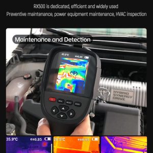Câmera Térmica RX-500 A-BF Infravermelho Termográfica Medição Temperatura 256x192 - Imagem 13
